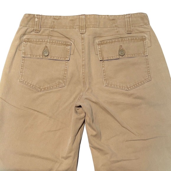 MOSSissue Capri‎ Cargo Capri  Wide Leg Cotton Khaki  & Army Green Lot of 2  SZ 5 - Picture 5 of 16